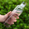 borosilicate glass water bottle with airtight lid | 500ml | 4 color options