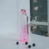 borosilicate glass water bottle with airtight lid | 500ml | 4 color options