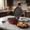 mini waffle maker non stick, compact & easy to use chef's embrace mini waffle maker non stick, compact & easy to use chef's embrace