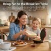 mini waffle maker non stick, compact & easy to use chef's embrace mini waffle maker non stick, compact & easy to use chef's embrace
