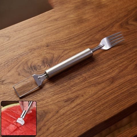 smart 2 in 1 watermelon cube cutter with integrated serving fork smart 2 in 1 watermelon cube cutter with integrated serving fork
